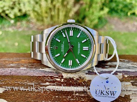 rolex oyster perpetual grey face|rolex green dial watch price.